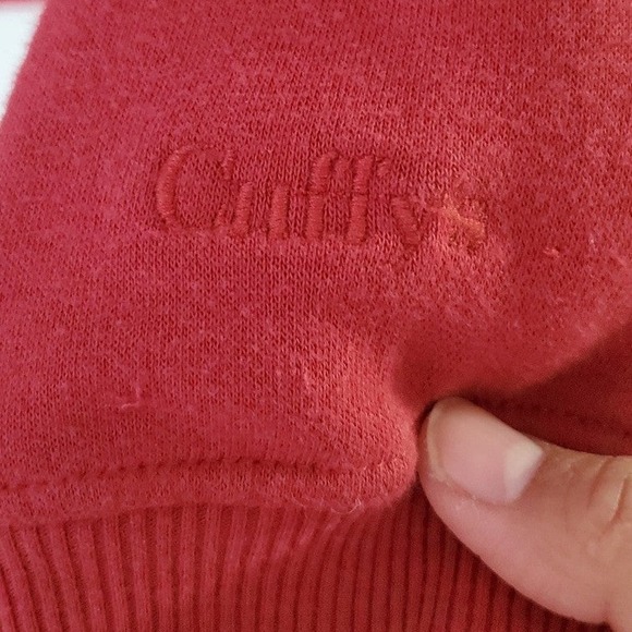 Cuffys dark red f ull zip up  Hoodie fleece  Medium . - Picture 8 of 8